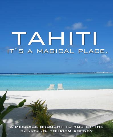 coulson tahiti|T.A.H.I.T.I. .